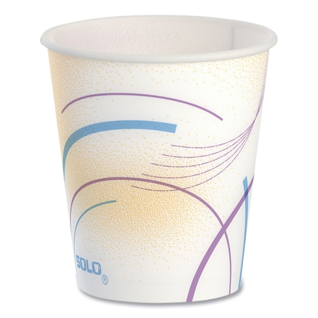 Dart Paper Water Cups, 5 oz, Meridian Design, PK2500 52MD-0062